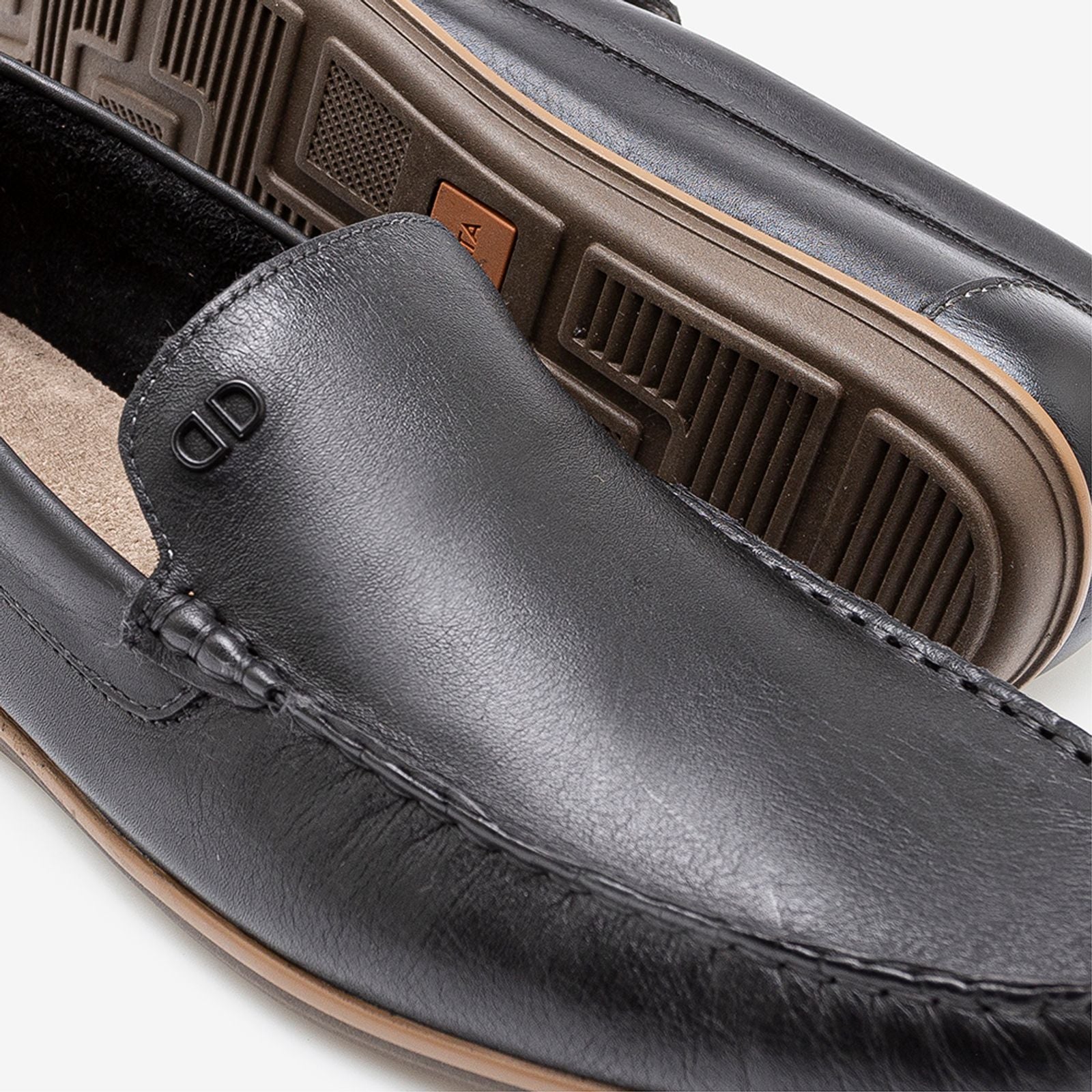 Mocassim Denim Tag Preto