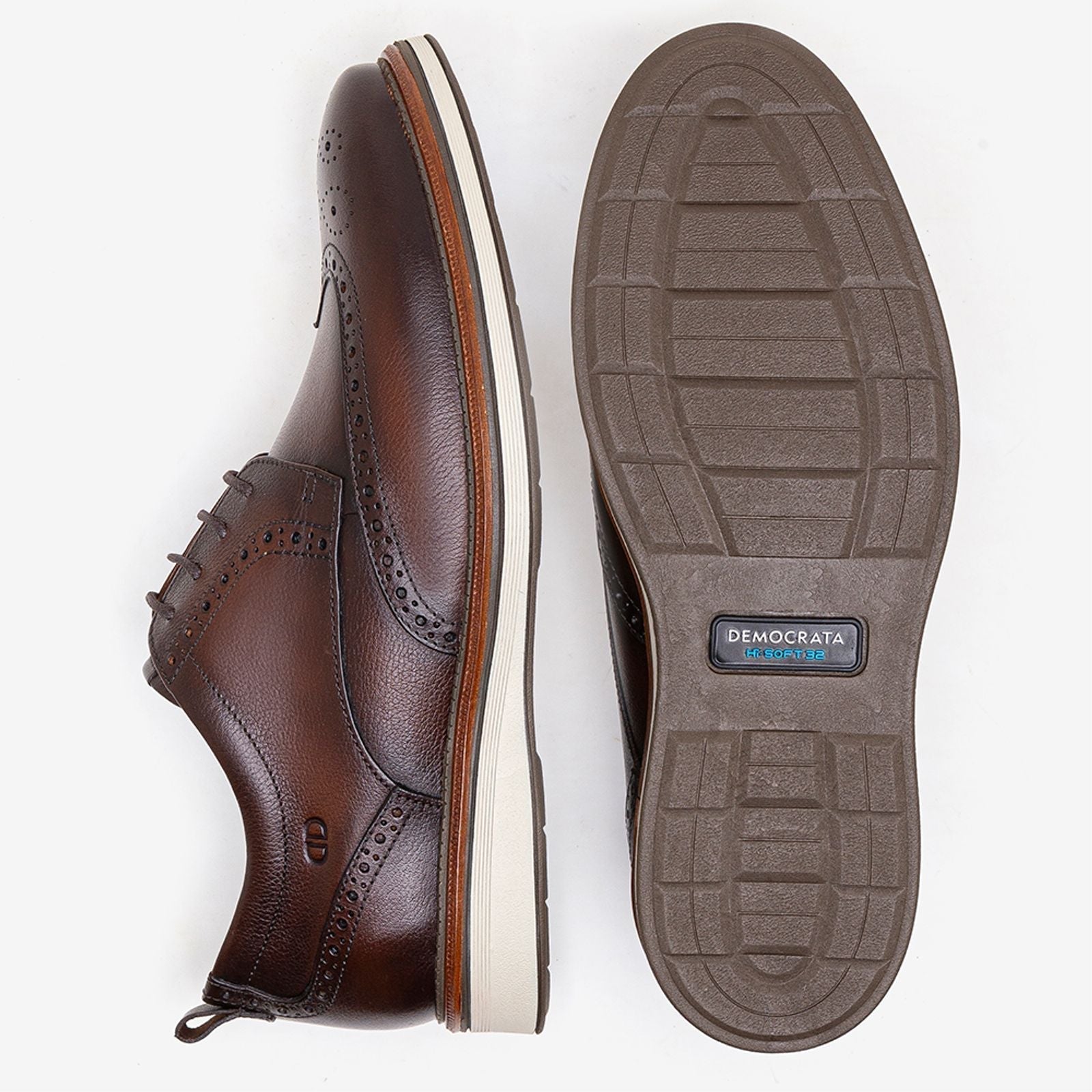 Sapato Metropolitan James Hi-Soft 32 Mogno