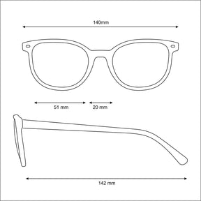 Óculos Escuro Marrom